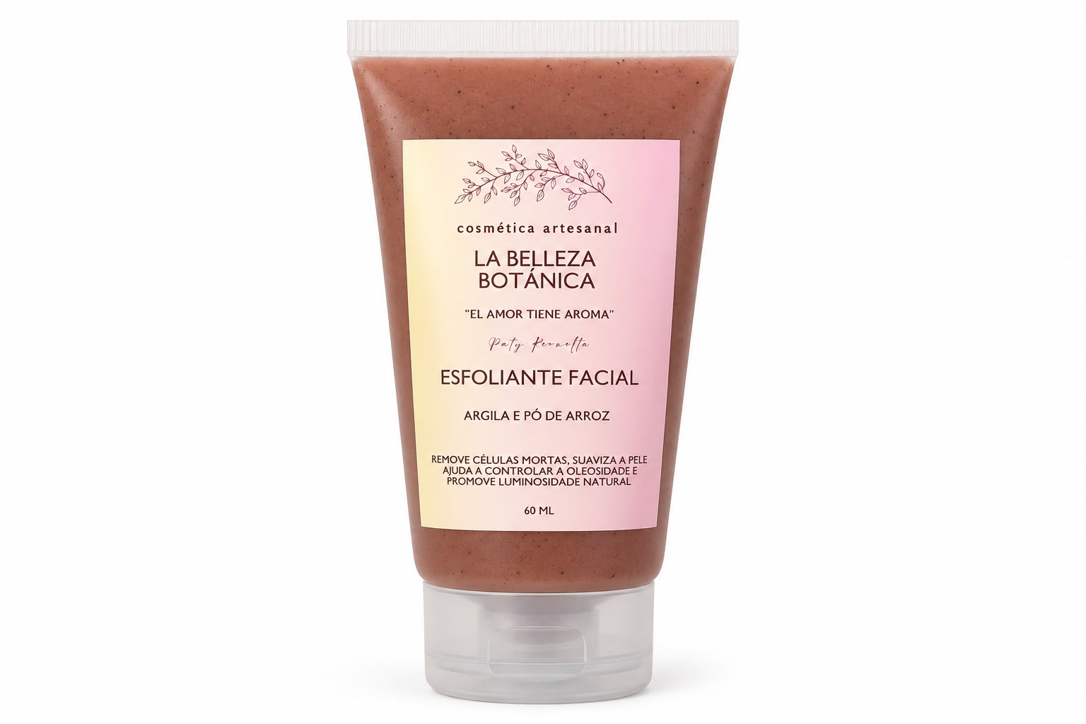 Esfoliante facial de Argila e Pó de Arroz